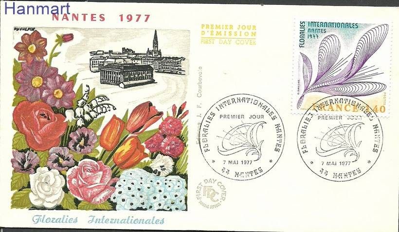 Znaczek Francja 1977 Mi 2027 FDC