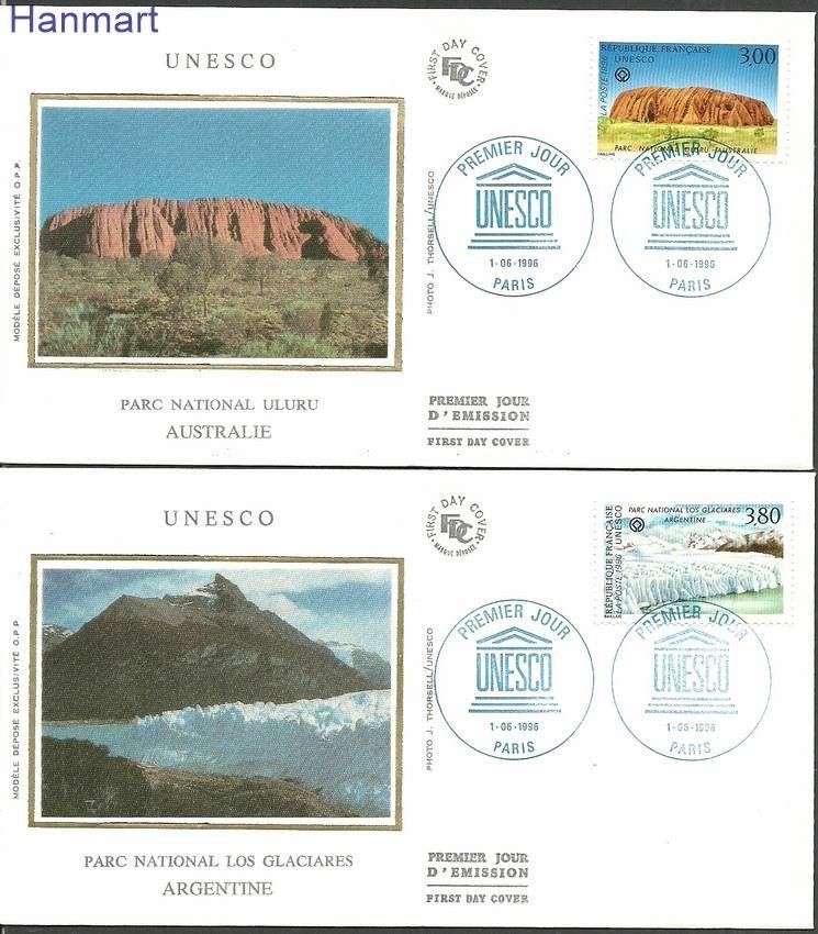 Znaczek Francja 1996 Mi Sune47-48 FDC