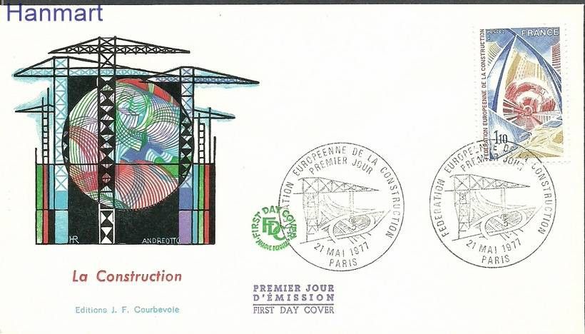 Znaczek Francja 1977 Mi 2030 FDC