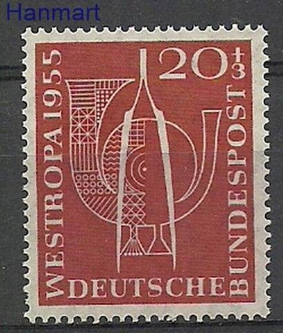 Znaczek Niemcy 1955 Mi 218 Czyste **