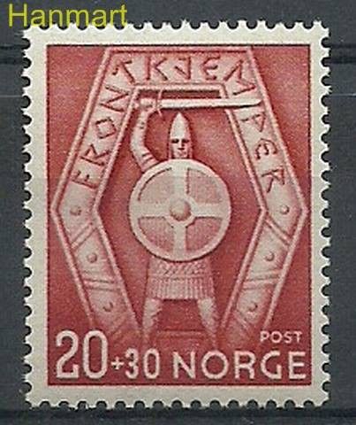 Znaczek Norwegia 1943 Mi 291 Czyste **
