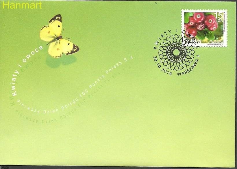 Znaczek Polska 2016 Mi 4871 Fi 4721 FDC