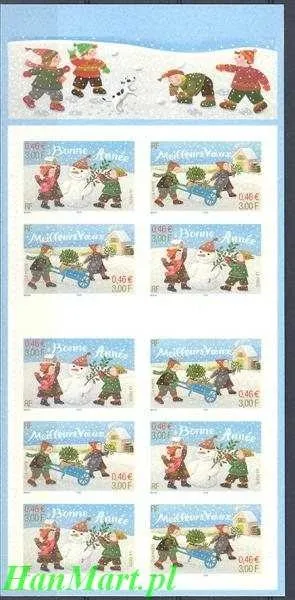 Znaczek Francja 2001 Mi mh 3574-3575 Czyste **
