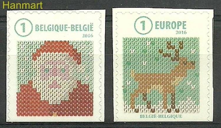 Znaczek Belgia 2016 Mi 4699-4700Du Czyste **