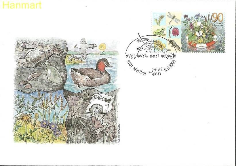 Znaczek Słowenia 2000 Mi 311 FDC