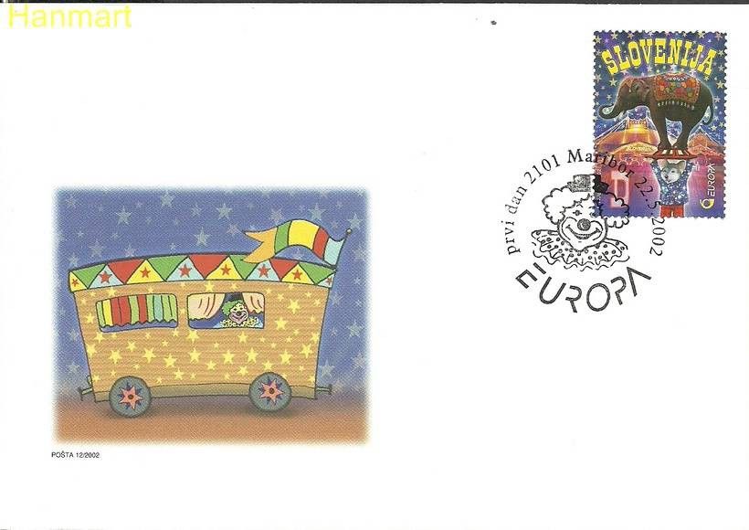 Znaczek Słowenia 2002 Mi 403 FDC