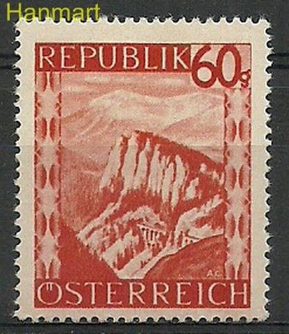 Znaczek Austria 1947 Mi 846 Z podlepką *
