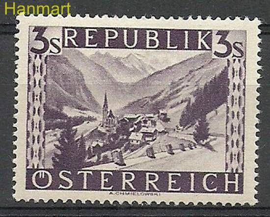 Znaczek Austria 1947 Mi 852 Z podlepką *