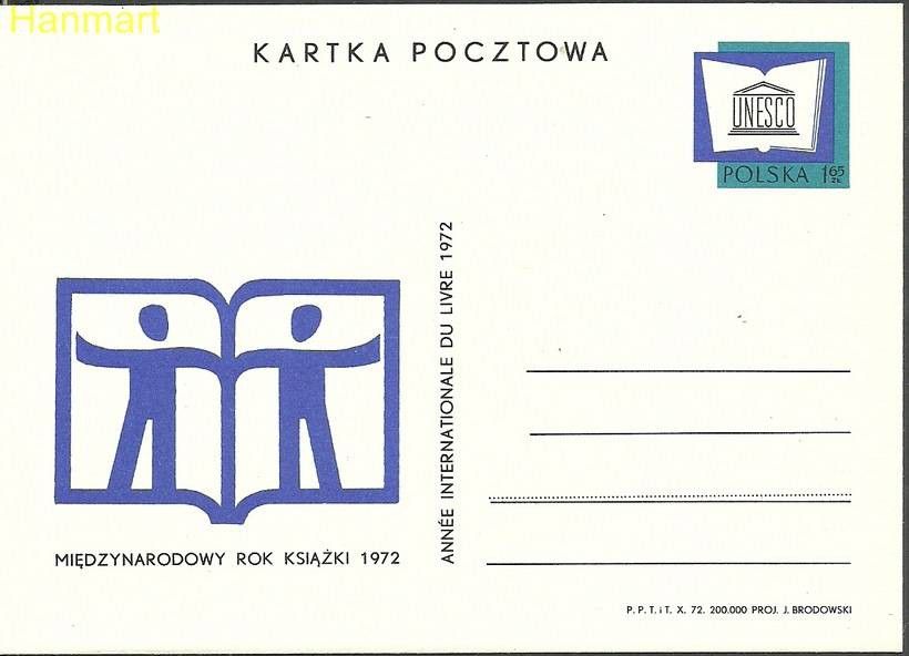 Znaczek Polska 1972 Fi Cp 529 Całostka pocztowa