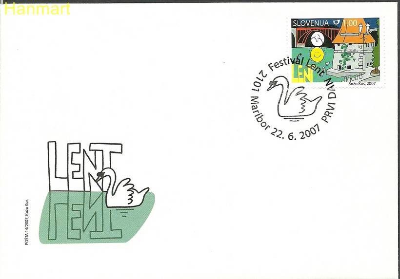 Znaczek Słowenia 2007 Mi 651 FDC