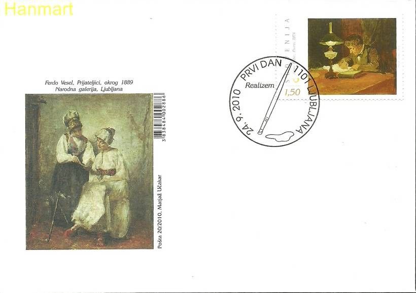 Znaczek Słowenia 2010 Mi 868 FDC