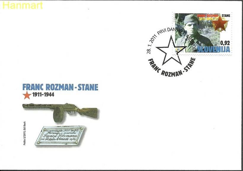 Znaczek Słowenia 2011 Mi 881 FDC
