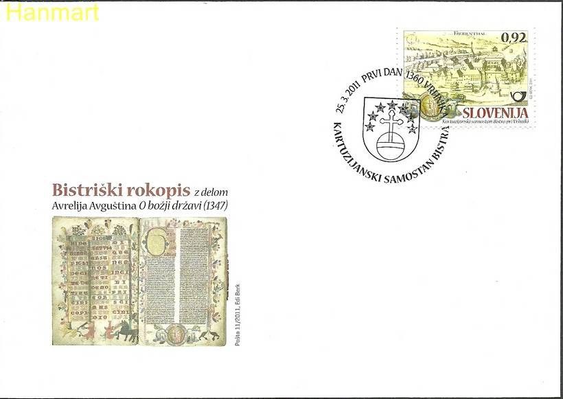 Znaczek Słowenia 2011 Mi 892 FDC