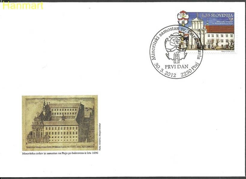 Znaczek Słowenia 2012 Mi 959 FDC