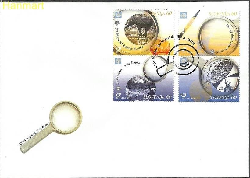 Znaczek Słowenia 2005 Mi par543-546 FDC