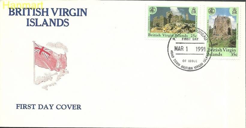 Znaczek Wyspy Dziewicze 1991 Mi 708-709 FDC