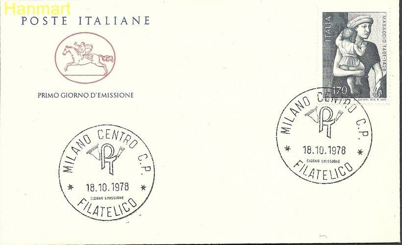 Znaczek Włochy 1978 Mi 1626 FDC