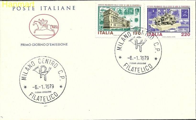 Włochy 1979 Mi 1636-1637b FDC