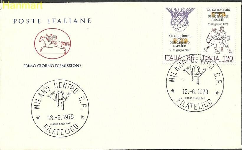 Znaczek Włochy 1979 Mi 1662-1663b FDC