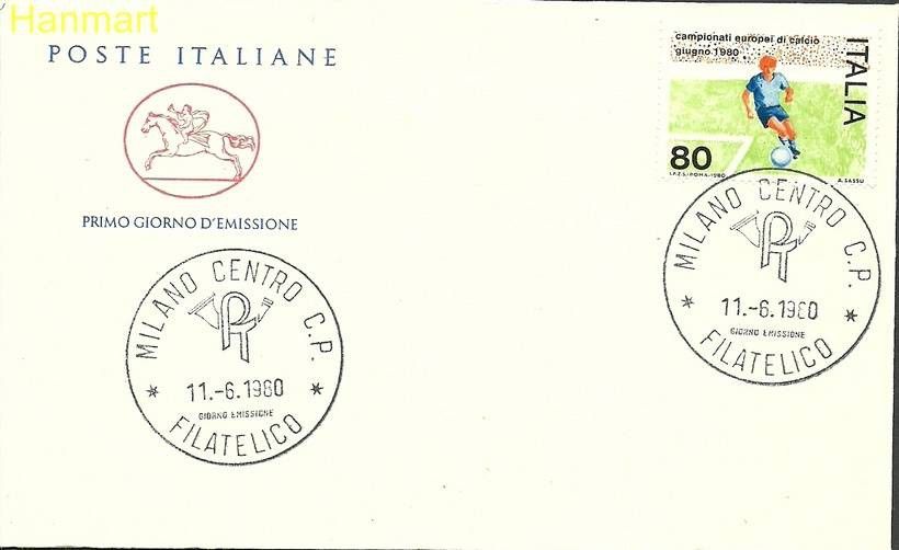 Znaczek Włochy 1980 Mi 1693 FDC