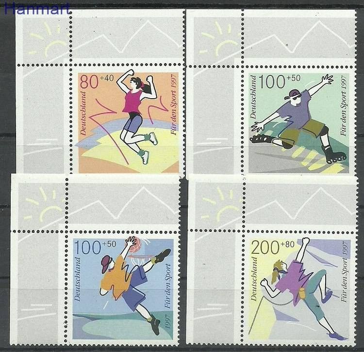 Znaczek Niemcy 1997 Mi 1898-1901 Czyste **