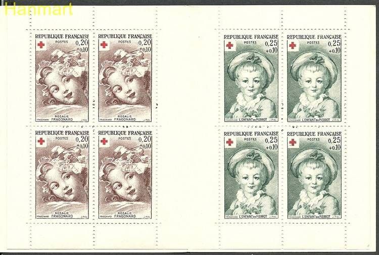 Znaczek Francja 1962 Mi mh 1418-1419a Czyste **