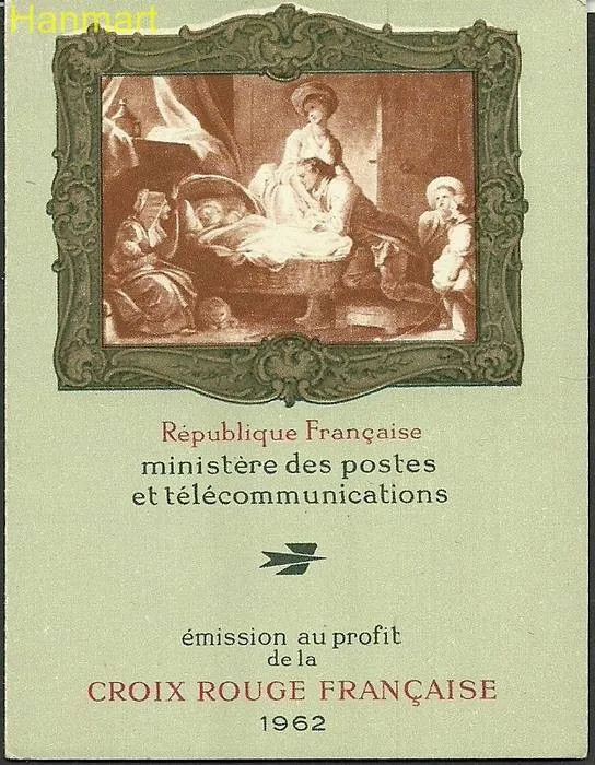 Znaczek Francja 1962 Mi mh 1418-1419a Czyste **