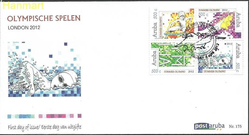 Znaczek Aruba 2012 Mi 645-648 FDC