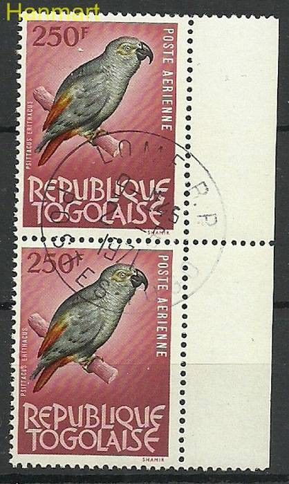 Znaczek Togo 1964 Mi par405 Stemplowane