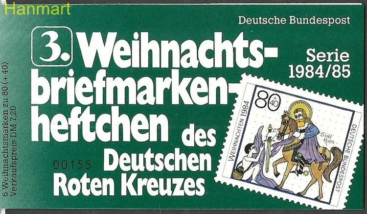 Znaczek Niemcy 1984 Mi mh1233c Czyste **