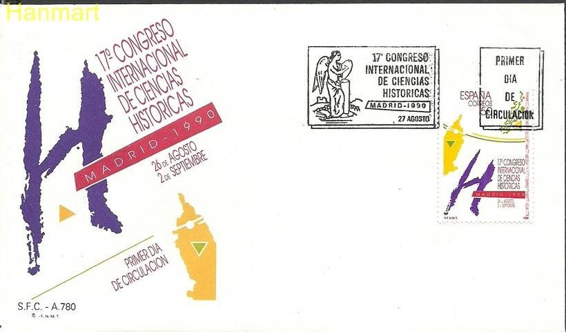 Znaczek Hiszpania 1990 Mi 2952 FDC