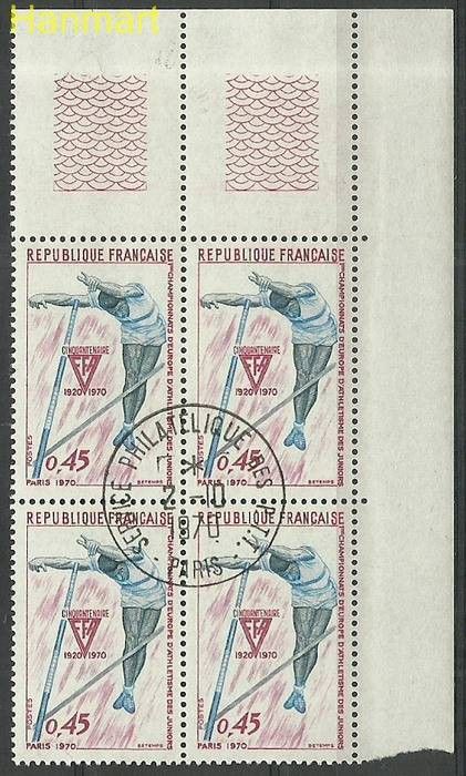 Znaczek Francja 1970 Mi marvie1722 Stemplowane
