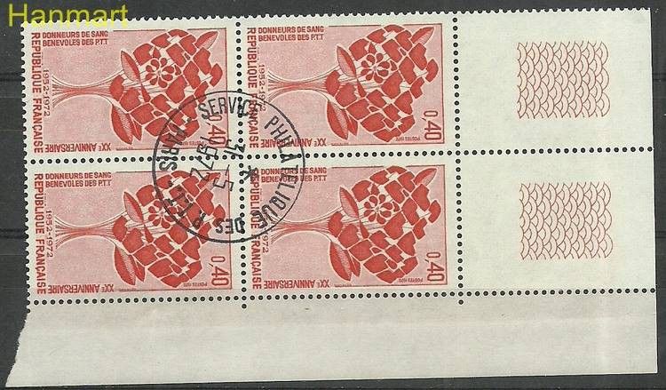 Znaczek Francja 1972 Mi marvie1791 Stemplowane