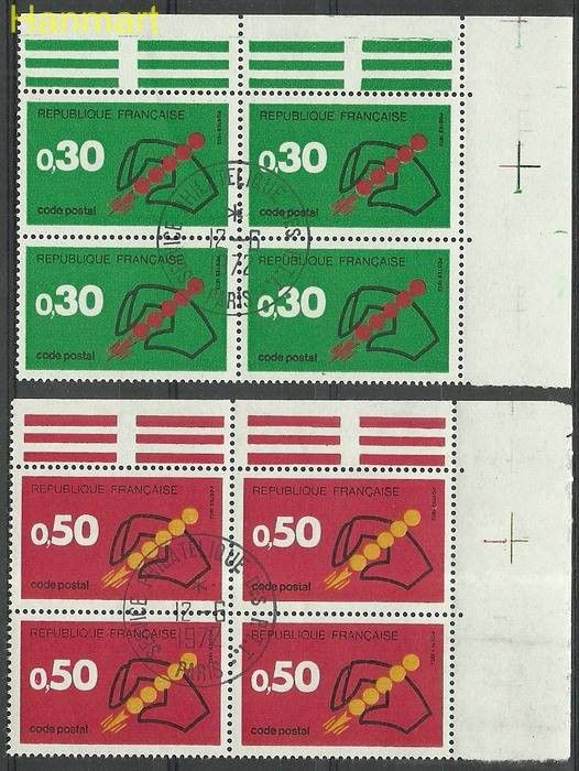 Znaczek Francja 1972 Mi marvie1795-1796 Stemplowane