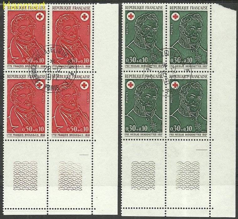 Znaczek Francja 1972 Mi marvie1815-1816 Stemplowane
