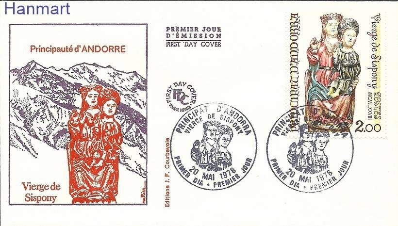 Znaczek Andora Francuska 1978 Mi 292 FDC