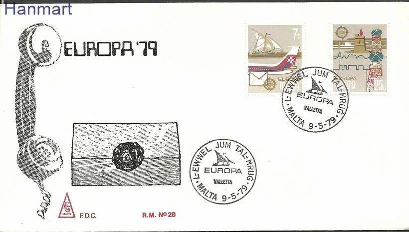 Znaczek Malta 1979 Mi 594-595 FDC