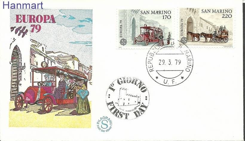 Znaczek San Marino 1979 Mi 1172-1173 FDC