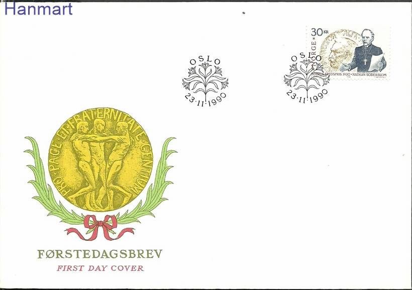 Znaczek Norwegia 1990 Mi 1056 FDC