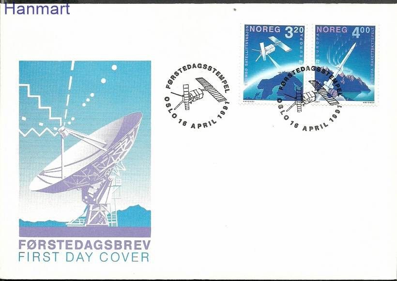 Znaczek Norwegia 1991 Mi 1062-1063 FDC