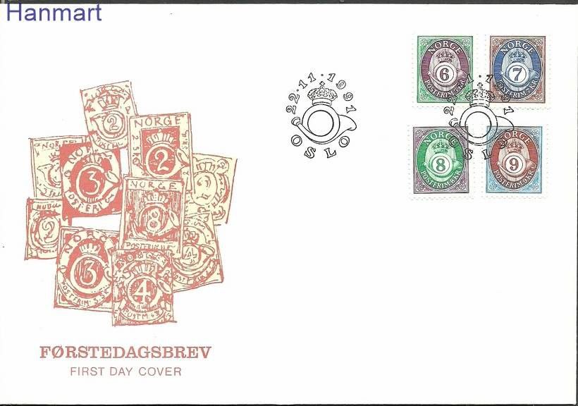 Znaczek Norwegia 1991 Mi 1078-1081 FDC