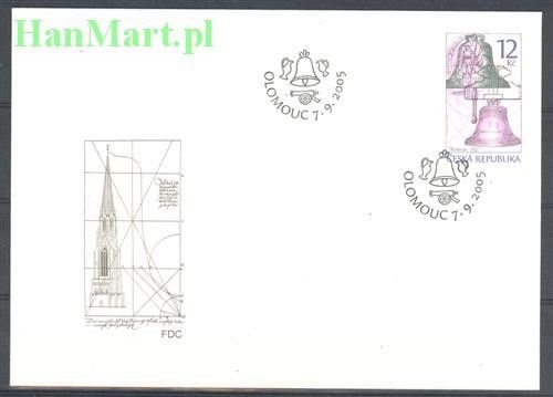 Znaczek Czechy 2005 Mi 443-445 FDC