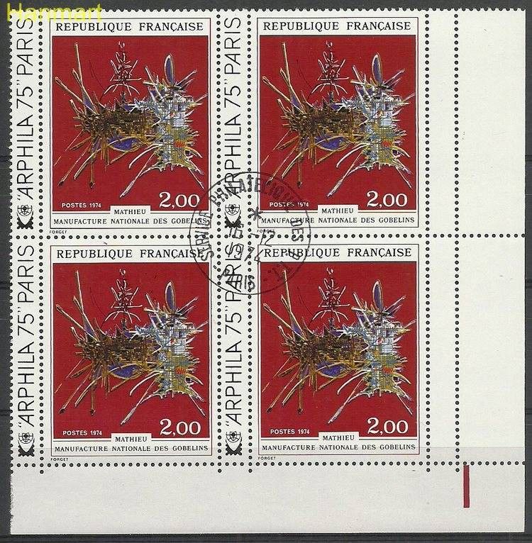 Znaczek Francja 1974 Mi marvie1894 Stemplowane