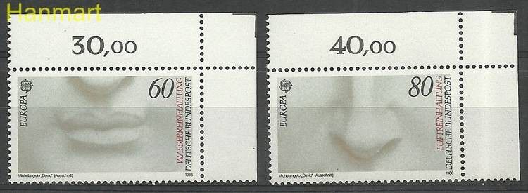 Znaczek Niemcy 1986 Mi mar1278-1279 Czyste **