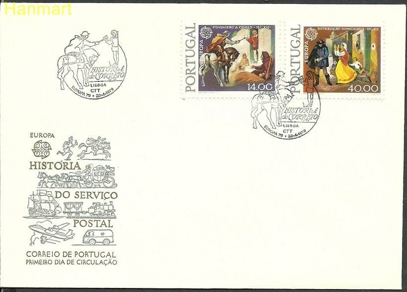 Znaczek Portugalia 1979 Mi 1441-1442x FDC