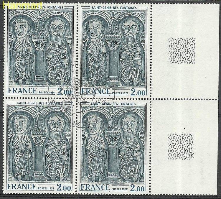 Znaczek Francja 1976 Mi marvie1953 Stemplowane