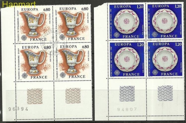 Znaczek Francja 1976 Mi marvie1961-1962 Stemplowane