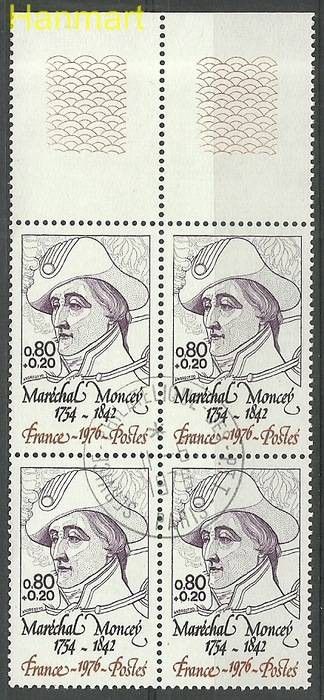 Znaczek Francja 1976 Mi marvie1965 Stemplowane