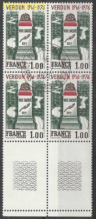 Znaczek Francja 1976 Mi marvie1967 Stemplowane