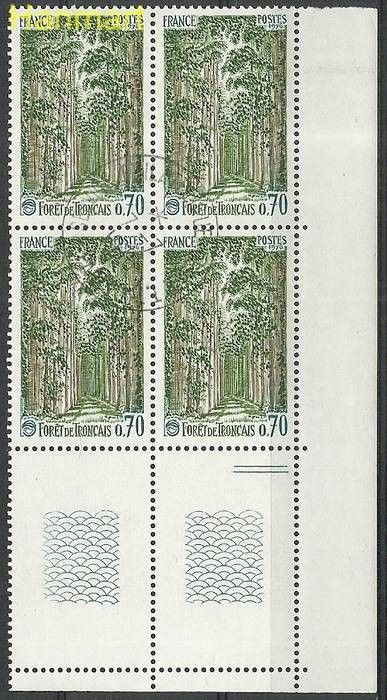 Znaczek Francja 1976 Mi marvie1970 Stemplowane